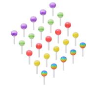 Décorations pour Ongles en Résine Façon Bonbon 3d, 25 Pièces | Kit DIY de Manucure, Pose Facile, Accessoires Nail Art pour Décoration D’ongles