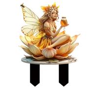 Décorations pour pots de fleurs | Figurines de fées miniatures en pot, ornements en acrylique, prises de terre décoratives - Décorations artisanales pour plantes et jardins