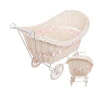 Décorations Pour Poussette, - compact Bébé Imitation Rotin Rustique, Organisation Chambre Enfant Accessoires, Jardin Pique nique Photographie Décor | Multipurpose Outdoor Indoor Utility