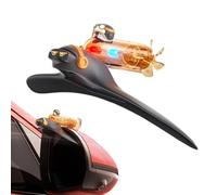 Décorations Pour Rétroviseur,Décoration Mignonne Pour Miroir de Conduite | Accessoires Étanches Alimentés Par Le Vent Pour Voiture Camion Effets Extérieurs Automobile