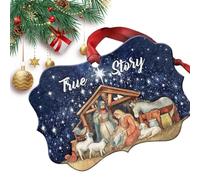 Décorations pour Sapin de Noël | 2D Décoration Signe de Noël en Acrylique,Charme Rustique de fête,pour la Maison, Les fêtes d'intérieur Porche fenêtre Porte Arbre extérieur