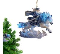 Décorations pour sapin de Noël - 2D Plat Suspendu Souvenirs - Pendentif en acrylique de Père Noël pour arbre de Noël - Pour cheminée de balcon Canapé de fenêtre Salon Chambre