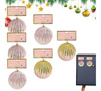 Décorations pour sapin de Noël - 6 pièces, décorations de Noël, pour pendaison de crémaillère, maison, salon, maison, mariage, intérieur, fête, rassemblement porche