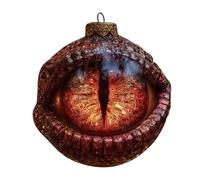 Décorations pour sapin de Noël - Décorations de vacances en acrylique 2D, pendentif œil de dragon d'arbre de Noël | Pour rebord de fenêtre, balcon, porte, mur, jardin, cour, chemin