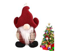 Décorations pour sapin de Noël des gnomes, décorations pour les gnomes de Noël - Petite poupée sans visage arbre de Noël - Pendentif pour sapin de Noël, décorations de gnomes farcies,