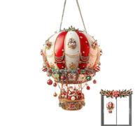 Décorations pour Sapin de Noël Pendentif Montgolfière en Acrylique 2D pour