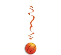 Décorations réfractaires à suspendre Basketball 6 pièces 80cm