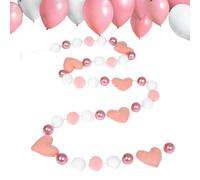 Décorations Saint Valentin,Mochila Escolar Grande Capacidade Para Material,Guirlande Cœurs Feutre | Para Crianças Meninas Presente Viagem Escola Acampamento