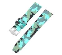 Decorations Sangle de Camouflage CXYWBD pour pour Moonswatch End End Silicone Rubber Bracelet Men Woard Watch Band Accessoire 20 mm Beautiful