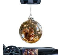 Décorations Série Merveilles Animales - Boules De Noël Transparentes En Plastique Aux Animaux Vifs | Ornements De Sapin Style Naturel | Souvenirs De Fêtes Pour La Maison, Le Bureau Et La Décoration Fe