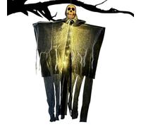 Décorations squelettes d'Halloween - Accessoires de maison hantée | Accessoires flottants lumineux avec brouillard pour cours, cour, bal masqué, jardin, carnaval, salles de classe, mur