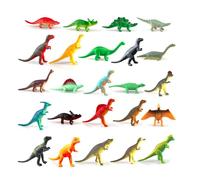 Décorations Sur Le Thème Des Dinosaures, 24 Pièces, Pour La Maison, Cadeaux Pour Enfants, Cadeau De Compte À Rebours De 24 Jours, Jouet Figurine Réaliste, Fournitures De Fête D'anniversaire