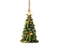 Décorations Suspendues Livres Acryliques 5PCS 8cm Sapin de Noël Unique | Matériau acrylique Représentation artistique de livres Utilisation intérieure et extérieure