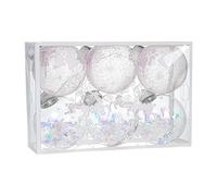 Décorations transparentes à suspendre pour sapin de Noël, chambre, fenêtre, boutique, maison, fête, Noël, intérieur et extérieur