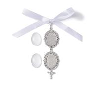 Décorations uniques pour bouquet de mariée avec cabochons en verre délicat Forever In My Heart Photo Bouquet Charm avec pendentif personnalisé, a, taille unique