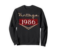 Décorations Vintage pour 40e Anniversaire 1986 40 Ans Sweatshirt