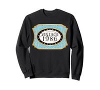 Décorations Vintage pour 40e Anniversaire 1986 40 Ans Sweatshirt