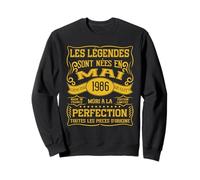 Décorations Vintage pour 40e Anniversaire Mai 1986 40e Sweatshirt