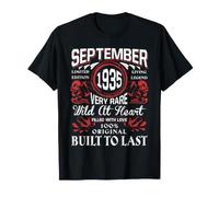 Décorations Vintage pour Anniversaire de Septembre 1935 T-Shirt