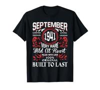 Décorations Vintage pour Anniversaire de Septembre 1941 T-Shirt