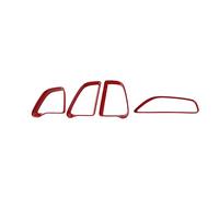 décorative Accessoires Pour Challenger 2015-2021 Console Centrale Climatisation Évent Sortie Décoration Couverture Garniture Voiture Accessoire ABS (Couleur : Rouge)