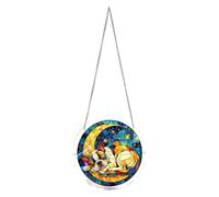 Decorative Acrylic Suncatcher, Rainbow Reflection Sign, Animal Ornament Puzzle 20cm Professional Home Supplies Daily Hobby Kit Modern Studio Accessory Unit Home Decor Interior Garden Birthday Case