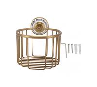 Decorative Bathroom Accessory, High Load Capacity Paper Towel Stand for Your Modern Space, Antique Brass Toilet Paper Holder Combines Functionality