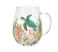 Decorative Botanical Drinking Tumbler Elegant Nature Beverage Glassware