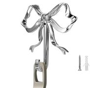 Decorative Bow Hooks - Stylish Hanging Brackets, Cute Wall Pegs for Organizing, Artistic Storage Supports, Heavy Load Hooks with Reinforced Build, Metal Mount System for Managing Accessories