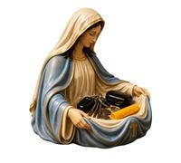 Decorative Bowl For Keys - Key Holder Bowls | Virgin Mary Decorative Resin Elegant Organizer | Virgin Mary Catchall Bowl For Wallet Coin Jewelry Rings Entryway Table Desk Car Office Home Birthdays