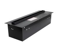 Décorative Cheminée Encastrée Électrique avec Fonction Humidificateur, Acier Inoxydable, Cheminée à Vapeur D'Eau 3D Moderne, Contrôle Tactile/Télécommande(Size:70cm/27.55in,Color:couleur unique)