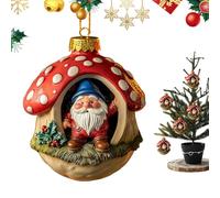 Decorative Christmas Gnomes - Cute Christmas Ornaments | 2D Cute Holiday Decorations for Home, Hanging Ornaments Accessories with Festive Designs, Novelty Decorations, Gnomes Ornament for Holiday Tree