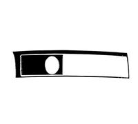Décorative Couvercle Autocollant D'intérieur Voiture Noir Piano Pour A6 Pour C6 S6 Changement Vitesse Sortie D'air Compteur Vitesse Volant Combinaison Lève-vitre