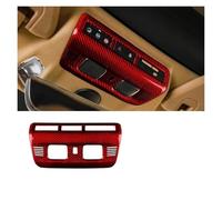 Décorative Couvercle Cadre Lampe Lecture Avant Autocollant En Fiber Carbone Véritable Dur Accessoires D'intérieur Pour Chevrolet Pour Corvette C8 2020 - 2023