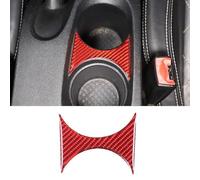 Décorative Couvercle Kit Intérieur En Rouge Console Tableau Bord Panneau Changement Vitesse Autocollants Garniture Couverture Décoration Pour Siège Pour Leon 08 - 12