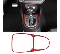 Décorative Couvercle Kit Intérieur En Rouge Console Tableau Bord Panneau Changement Vitesse Autocollants Garniture Couverture Décoration Pour Siège Pour Leon 08 - 12