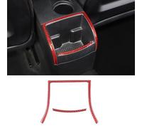 Décorative Couvercle Kit Intérieur En Rouge Console Tableau Bord Panneau Changement Vitesse Autocollants Garniture Couverture Décoration Pour Siège Pour Leon 08 - 12