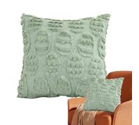 Decorative Cushion Cover Set - Seasonal Accent for Sofa and Lounge Space | Polyester Fabric with Hidden Zipper Closure, 18x18 Inch Egg Pattern Case, Removable Square Shell for Living Room Bedroom