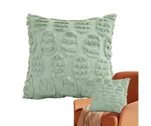 Decorative Cushion Cover Set - Seasonal Accent for Sofa and Lounge Space | Polyester Fabric with Hidden Zipper Closure, 18x18 Inch Egg Pattern Case, Removable Square Shell for Living Room Bedroom