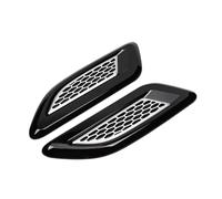 décorative débit d'air prise 1 Paire Décoration Scoop Capot Voiture Prise D'air Vent Pour Garniture Aile Couverture Compatible Avec Land Rover Pour Discovery 4 Pour Freelander 2 2007-2016(Silver)