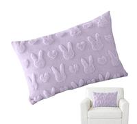 Decorative Easter Bunny Pillow, Covers Holiday Cushion Pillowcase, Stylish Washable Sofa Cover for Bedroom Living Room Bed Car Home Apartment Dormitory Office Coffee Shop Restaurant