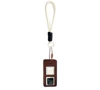 Decorative Fidget Keyboard, Wooden Relaxing Gadget, Sensory Keyring Pendant Fidget Decor with Solid Polished Hardwood, Portable Keychain Accessory for Relieving Tension, and Enhancing Focus