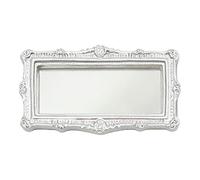 Decorative House Mirrors | Seamless Furniture Matching | 4.2x2.5x0.6cm | Doll House Wall Accessory | Miniature Decorative Mirrors | Antique Style | for Crafts Bedroom Display
