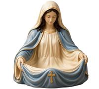 Decorative Keys Bowl Virgin Mary Desk Decoration Devout Key Bowl Decor