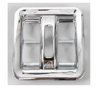 Décorative Ligne Autocollants décoratifs pour panneau de boutons vitres voiture, accessoires garniture cadre pour Jeep pour Wrangler JK 2011-2017 Bandes Décoration(Chrome)