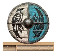 Decorative Medieval Shield - Valhalla Warweave Wall Ornament, Toy Decoration, Home and Restaurant Display, Authentic , Durable Design | Efficient Use with Ship Bar Game Room for Fantasy Decorat