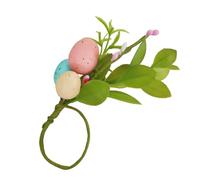 Decorative Napkin Rings, Easter Egg Buckles for Table Setting, Perfect for Weddings, Birthday Parties, Family Gatherings, Dinners, Elegant and Durable, Adds Charming Festive Touch to Your Dining Decor