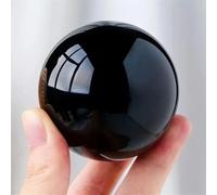 Decorative Ornaments Obsidian Ball Crystal Magic Ball Collectible Home Decoration (Size : 5-6cm)