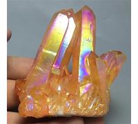 Decorative Ornaments Quartz Yellow Crystal Bismuth Silicon Cluster Home Decoration Ornament Gift Gemstone Stone