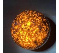 Decorative Ornaments Stone Crystal Ball Powerful Crystal and Stone Sphere (Size : 200-250g)